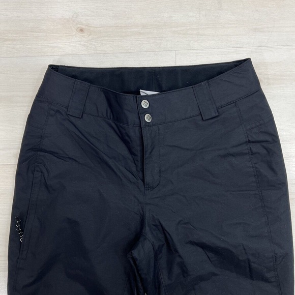 Columbia Omni Heat Snowboarding Ski Snow Pants Women Small Short Petite Black - Picture 4 of 15